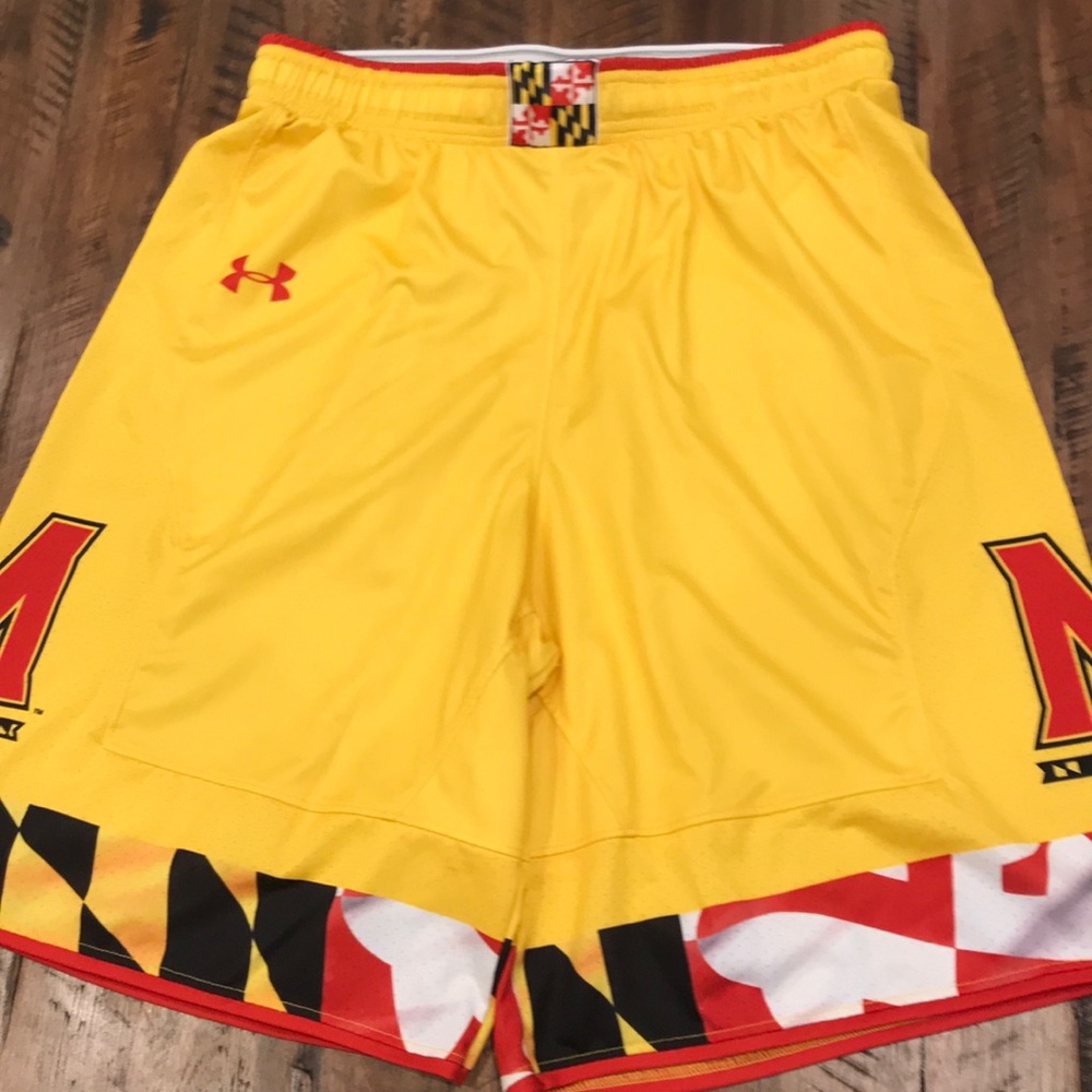 UA Authentic Maryland Terrapins Team Game Shorts-